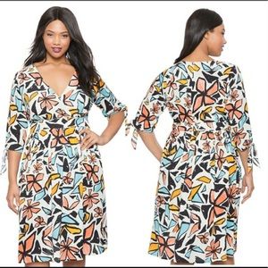 Eloquii Multi Color Dress Size 22